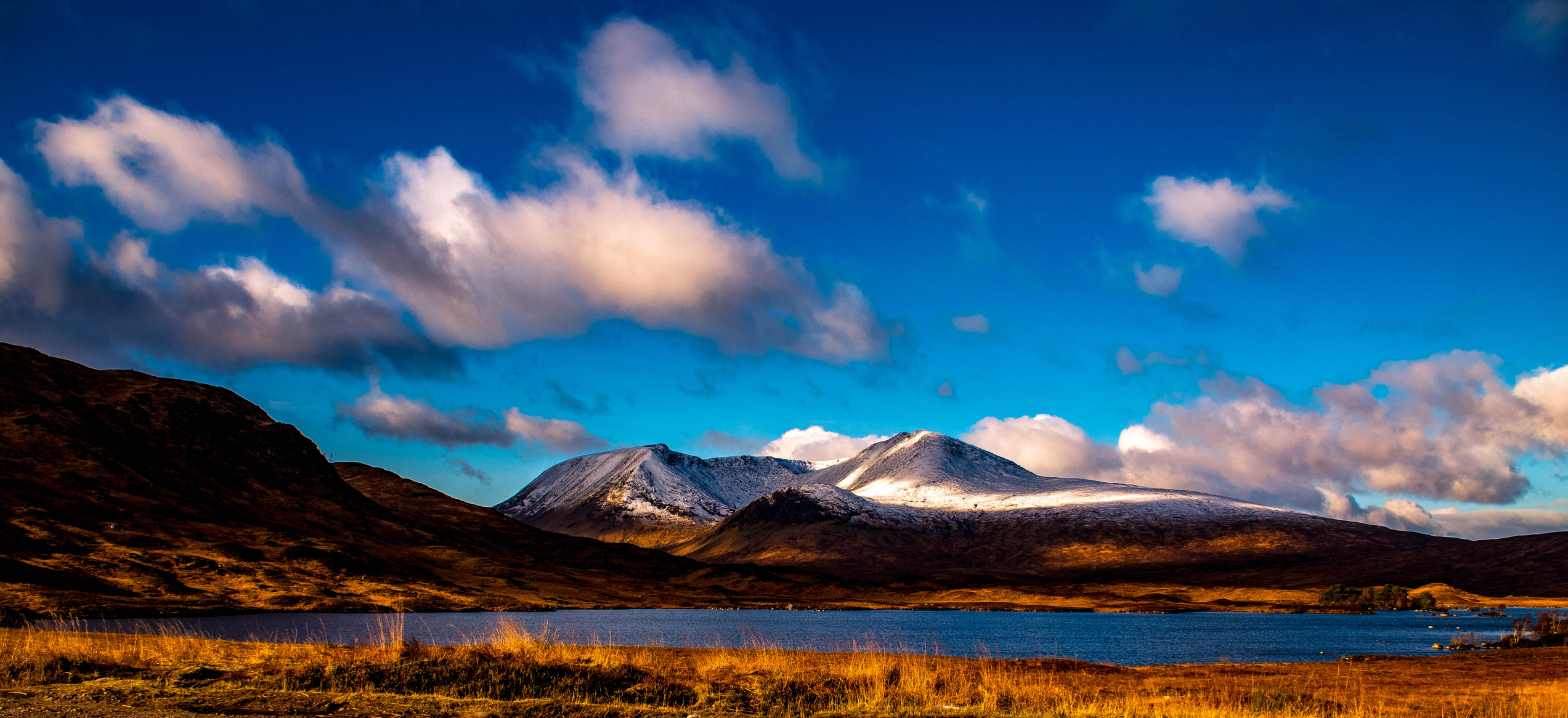 Person Showing Mountain Landscape